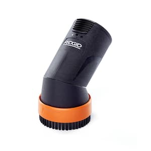 2-1/2 in. NXT Max Locking Rotating Dusting Brush Accessory Shop Vac Attachment for RIDGID NXT Wet Dry Vacuums