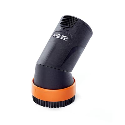 2-1/2 in. MAX2501 NXT Max Locking Rotating Dusting Brush Accessory Shop Vacuum Attachment for RIDGID NXT Wet Dry Vacs