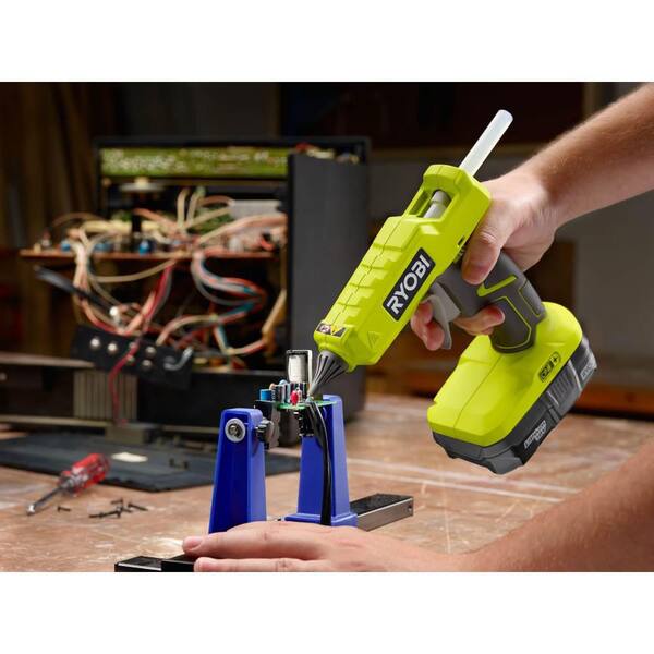Cordless Hot Glue Gun 18 Volts High Temperature Repair Crafts Tool All Purpose