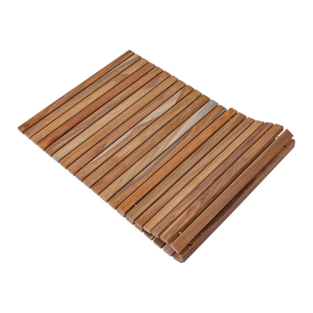 Nordic Natural Teak 40" x 20" Shower and Bath Mat