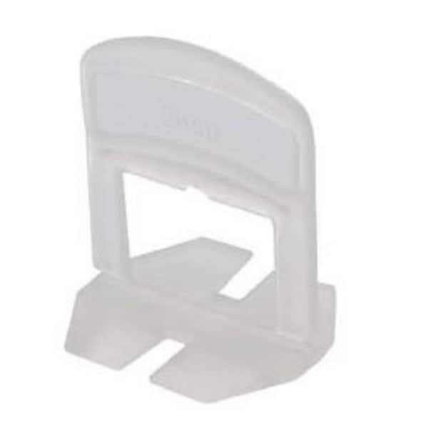 DTA Universal Flatout Clip White 1/16 in. Plastic Tile Leveling Spacer System 2000-Pack