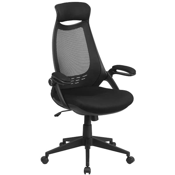 Carnegy Avenue Mesh Swivel Office Chair in Black