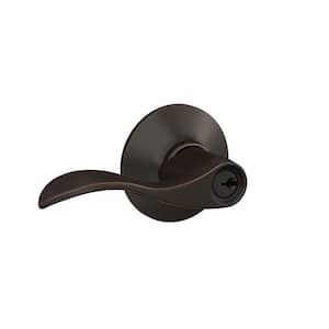 Schlage Accent Aged Bronze Privacy Bed/Bath Door Handle F40 V ACC