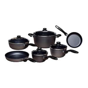 GreenPan Reserve 10-Piece Hard Anodized Aluminum Ceramic Nonstick Cookware  Pots and Pans Set in Julep CC005356-001 - The Home Depot