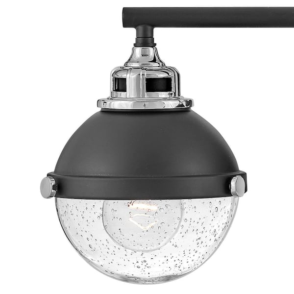 HINKLEY - Fletcher 25.0 in. 3 Light Black Vanity Light
