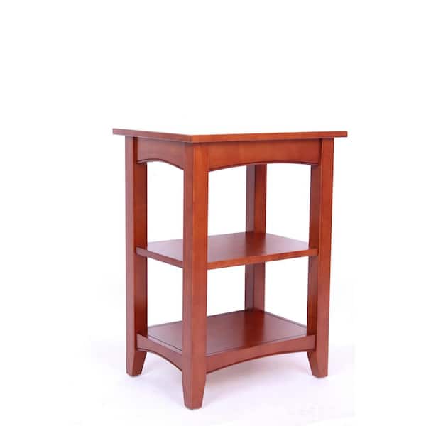 Alaterre Furniture Shaker Cottage Cherry Storage End Table