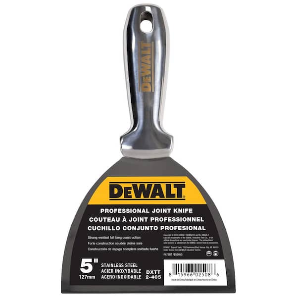 DEWALT 12 in. Stainless Steel Mud Pan with Curved Bottom