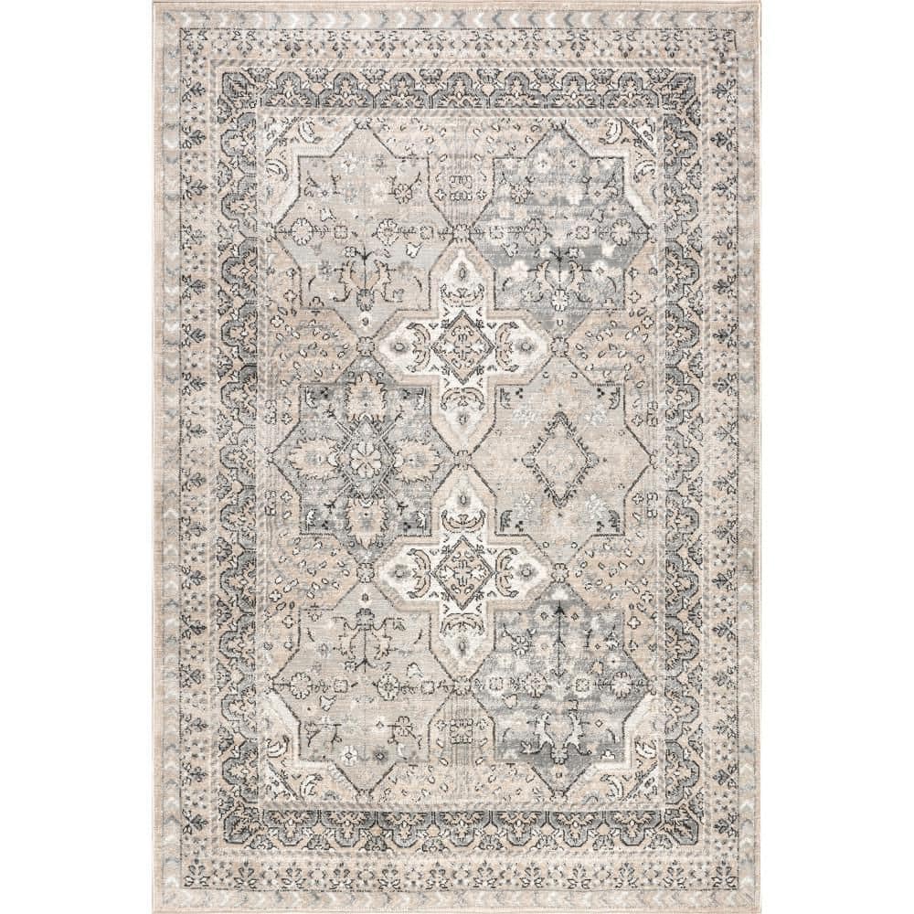 Aliza Medallion Grey 10 ft. x 14 ft. Indoor Area Rug price history on PriceWatchPro