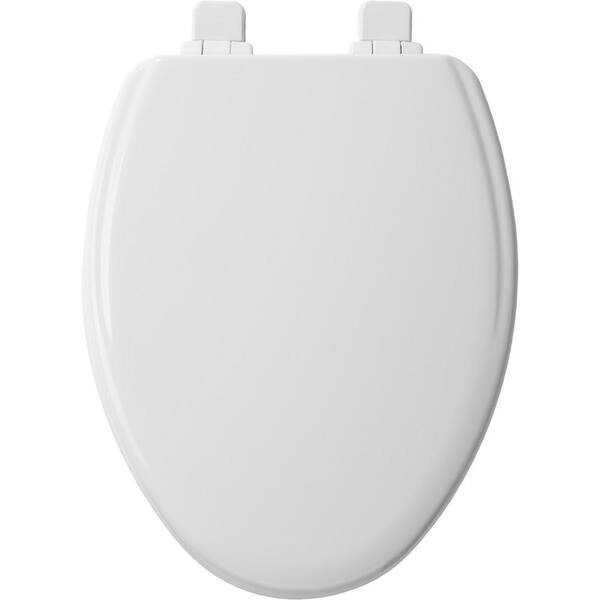 slow close sta-tite elongated closed front toilet seat in navyplastic bemis 