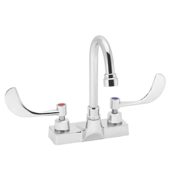 Speakman Commander 4 in. Centerset 2-Handle Lavatory Faucet in Polished Chrome