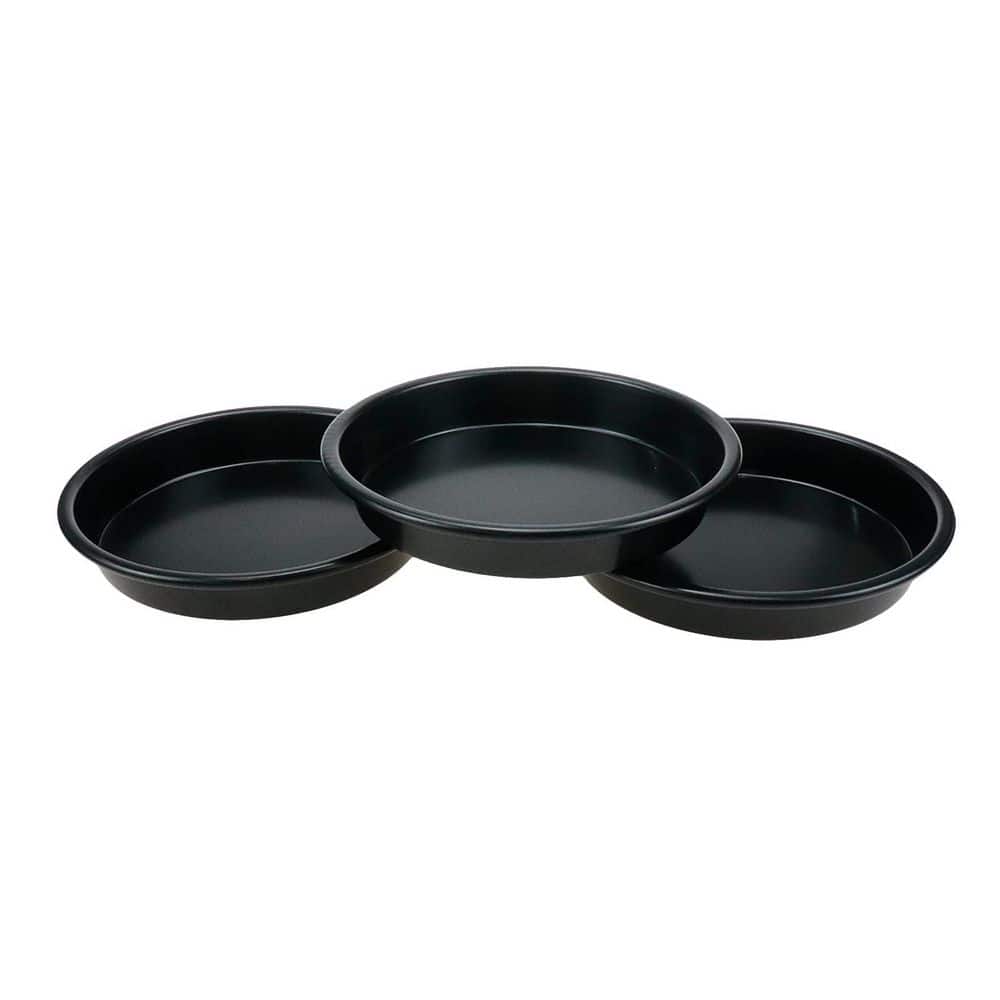 3pcs Aluminum Non-Stick Pizza Pan Bakeware Set for Oven Baking Home Kitchen Family Dinner and Festival Use price history on PriceWatchPro