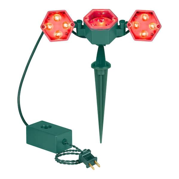 3-Piece Multi-Colored Hexagon Spotlights