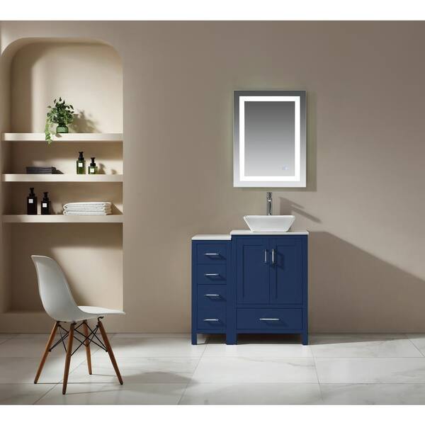 FORCLOVER 36 in. W x 22 in. D x 38.7 in. H Vessel Single Sink