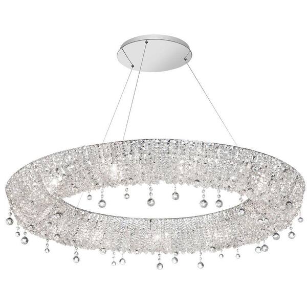 Filament Design Catherine 12-Light Polished Chrome Chandelier