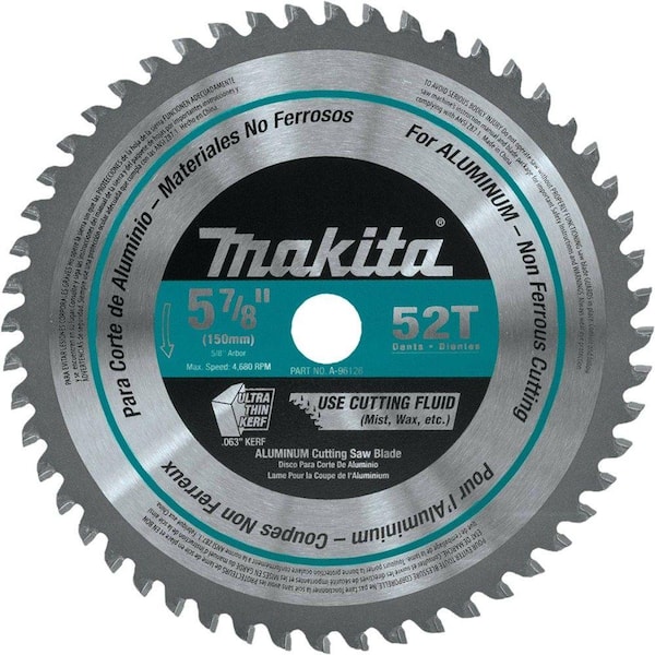 Makita 5-7/8 in. 52-Teeth Aluminum Carbide-Tipped Saw Blade