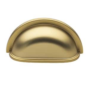 3 in. Brass Gold Classic Bin Cabinet Drawer Center-to-Center Pulls (10-Pack)