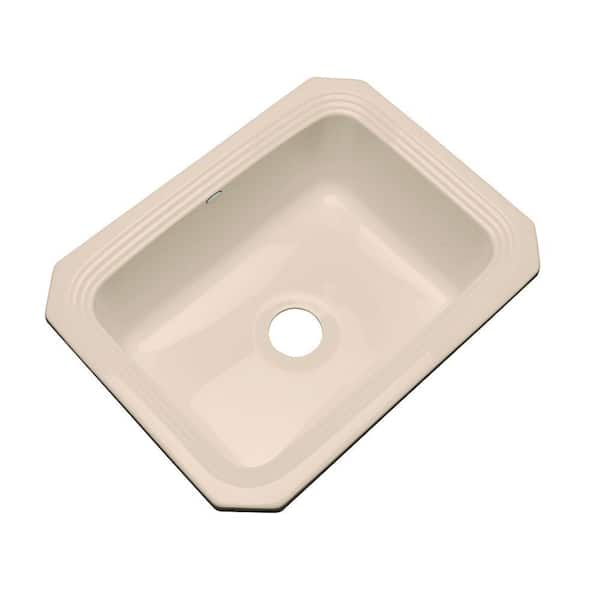 Thermocast Rochester Undermount Acrylic 25 in. Single Bowl Kitchen Sink in Peach Bisque