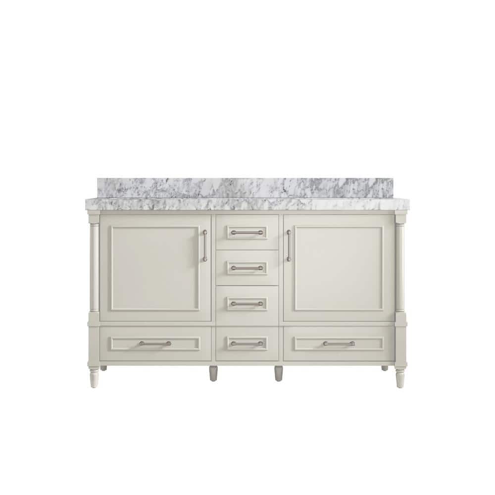 Aberdeen 60'' Double Bathroom Vanity with Top