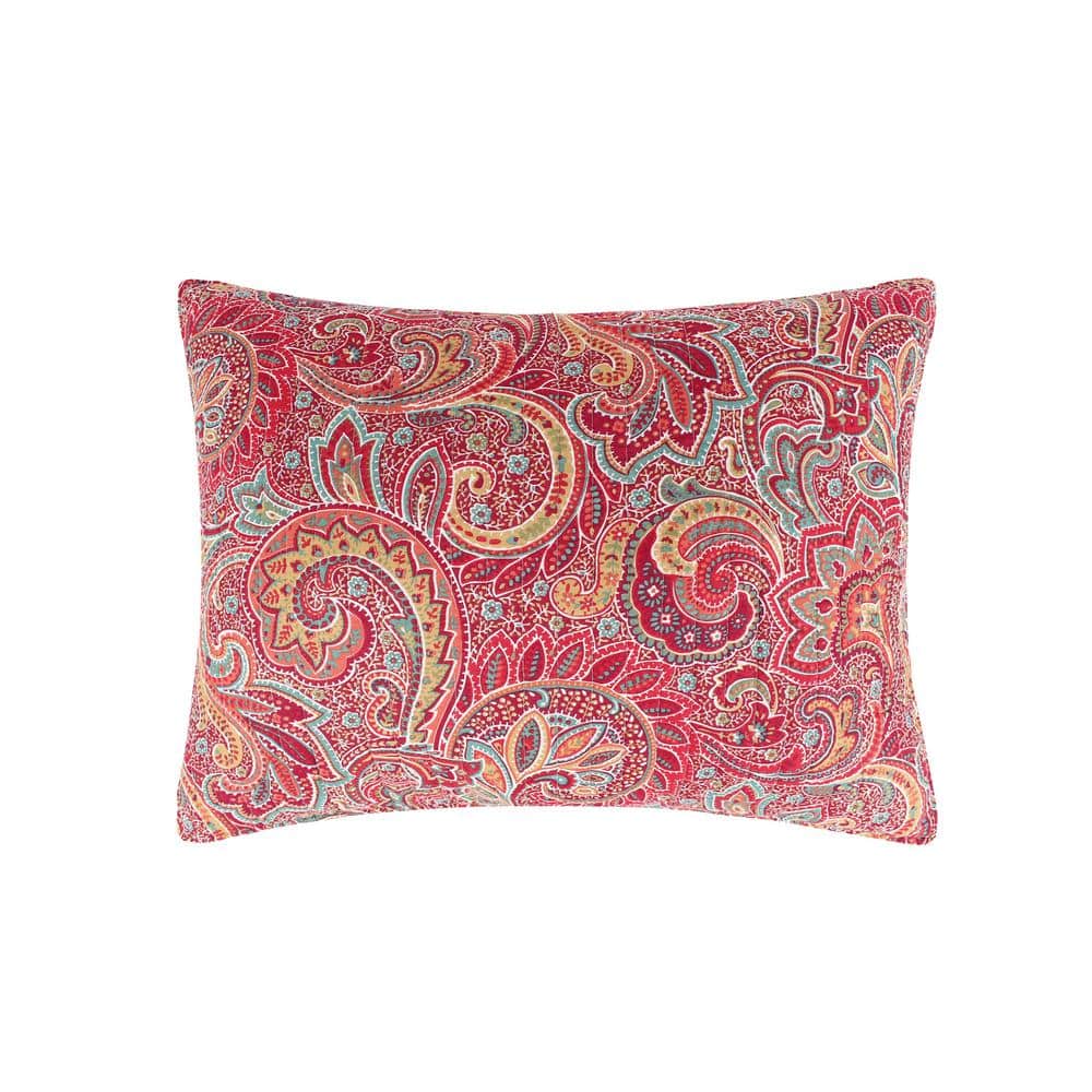 Kimpton Red Cotton King Reversible Quilt Set