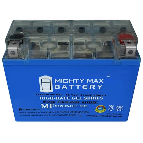 MIGHTY MAX BATTERY YTX24HL-BS GEL Replacement Battery for Yuasa
