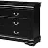 The Louis Philippe Black Square Dresser Mirror With Rounded Edges is on  sale at Furniture Sellers, proudly serving Ottawa, IL and surrounding areas.