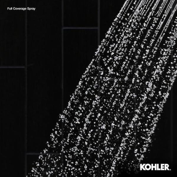 KOHLER Forte 1-Spray Pattern 5.5 in. Single Wall Mount Fixed