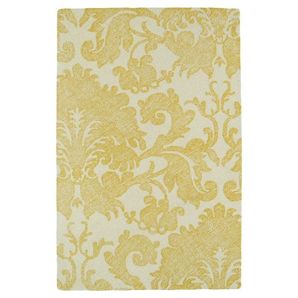 Kaleen Montage Gold 4 ft. x 6 ft. Area Rug