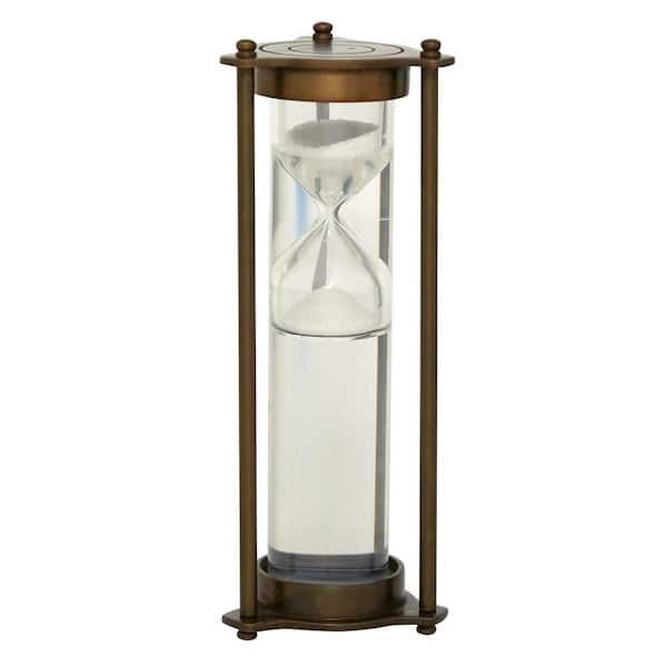 Litton Lane Brown Aluminum Timer with Water Tube