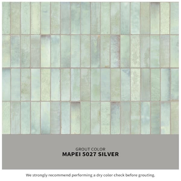 Giorbello Spanish Artis Sage 12 in. x 24 in. Glazed Porcelain Wall