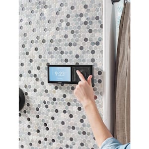 Smart Shower 2-Outlet Digital Shower Controller in Matte Black