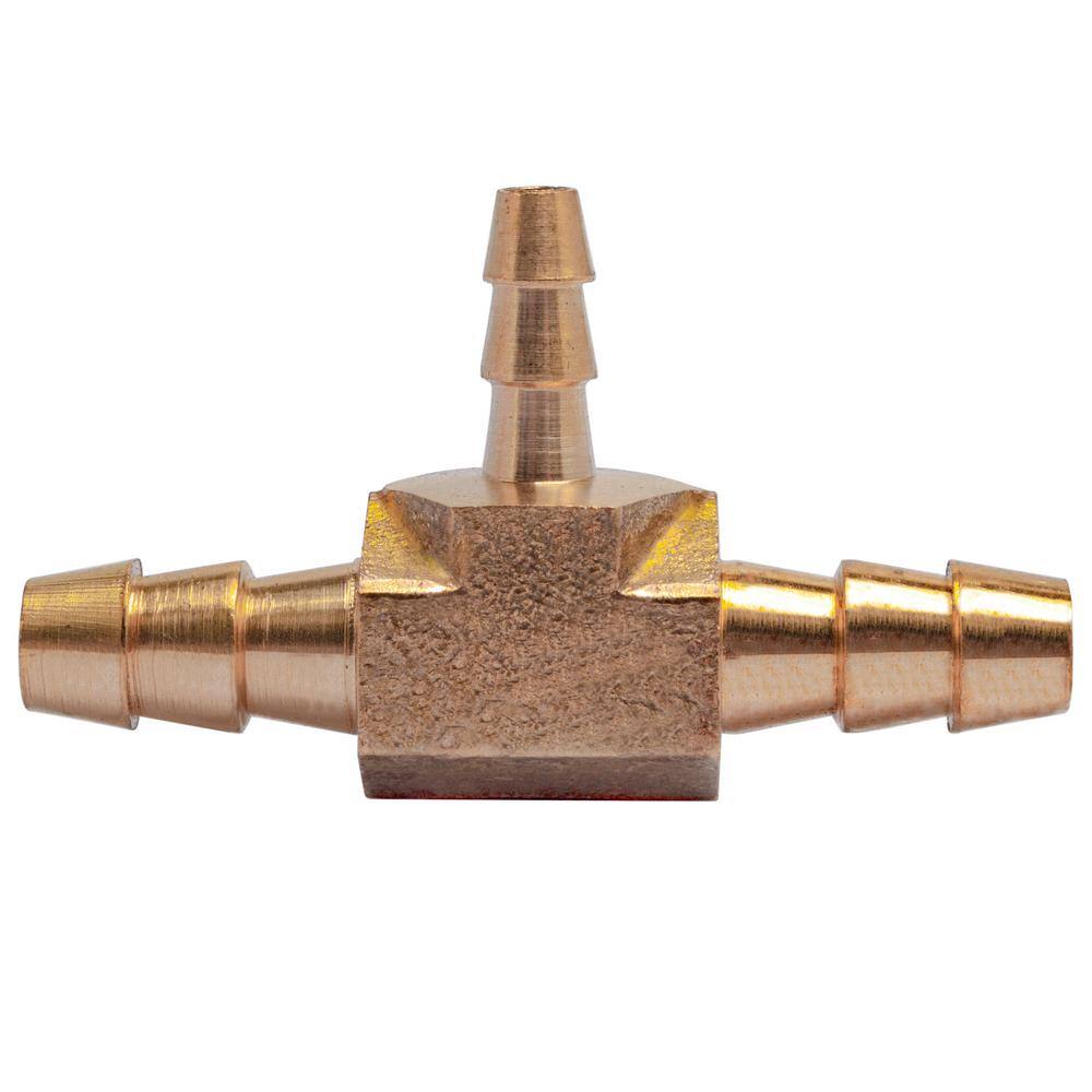 1/4 in. x 1/4 in. x 1/8 in. I.D. Brass Hose Barb Tee Fittings (20-Pack) price history on PriceWatchPro