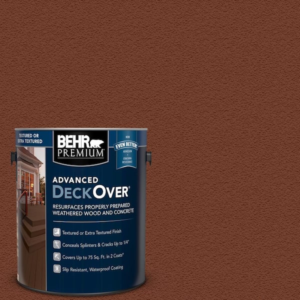 BEHR Premium Advanced DeckOver 1 gal. #SC-130 California Rustic Textured Solid Color Exterior Wood and Concrete Coating