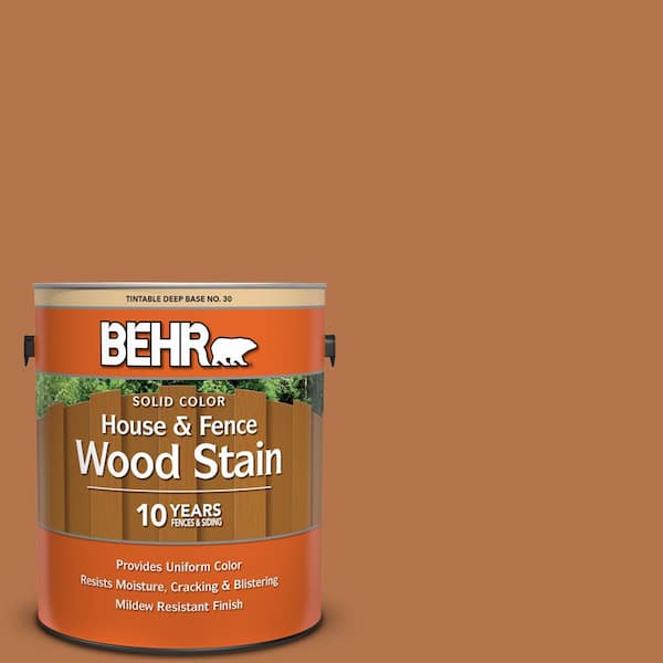BEHR 1 Gal. #SC-533 Cedar Naturaltone Solid Color House and Fence Exterior Wood Stain