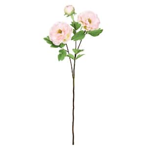 Set of 4 Blush Pink Artificial Tree Peony Flower Stem Spray 29in
