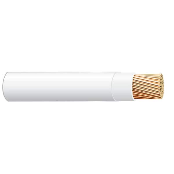 50 ft. 6 Gauge White Stranded Copper THHN Wire