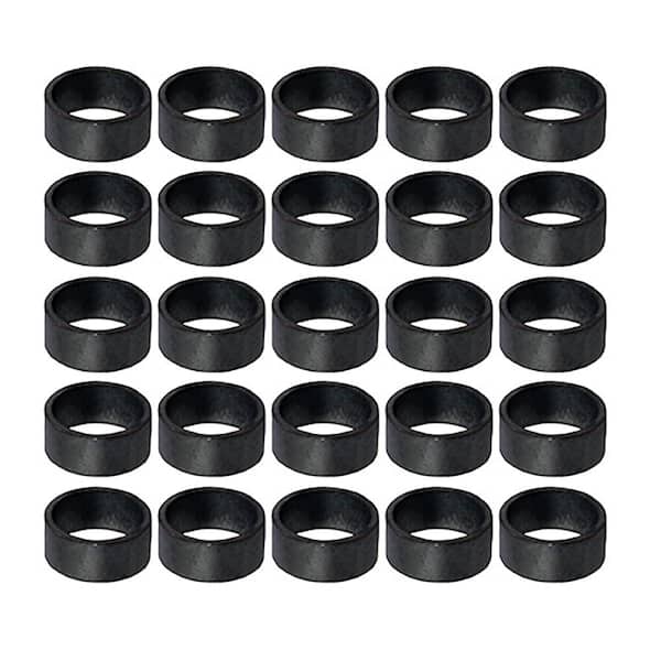 The Plumber's Choice 1/2 in. Copper Pex Tubing Crimp Ring Pipe Fittings (25-Pack)