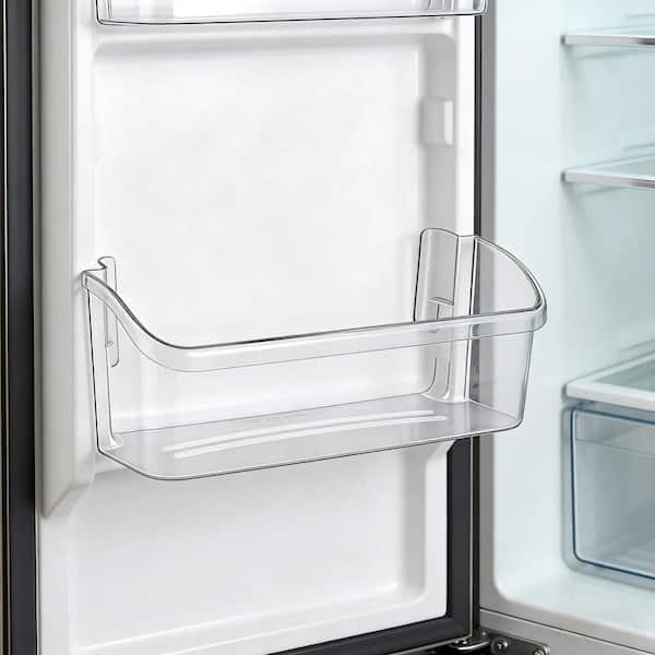 Refrigerator Bottom Door Bin, Clear Durable Replacement Shelf Plastic Easy To Install, Frigidaire Compatible 1-Pack