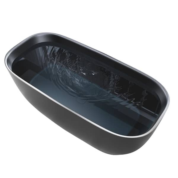 ANZZI Piete Series 68 x 32 Soaking Flat Bottom Freestanding