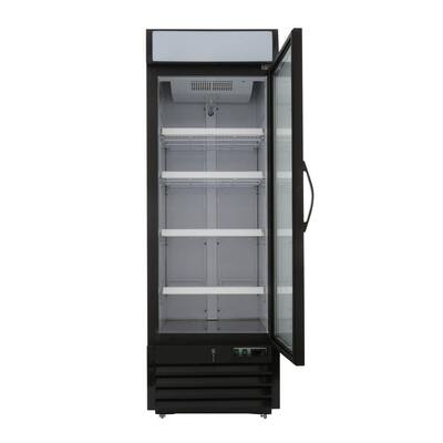 X-Series 23 cu. ft. Single Door Commercial Upright Merchandiser Freezer in White