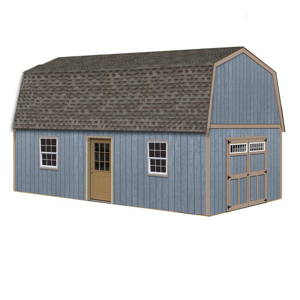 Best Barns Pinewood 16 ft. x 14 ft. Wood Storage Building pwood1416