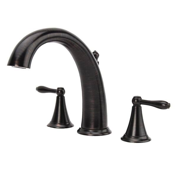 Fontaine Montbeliard 2-Handle Deck-Mount Roman Tub Faucet in Oil Rubbed Bronze