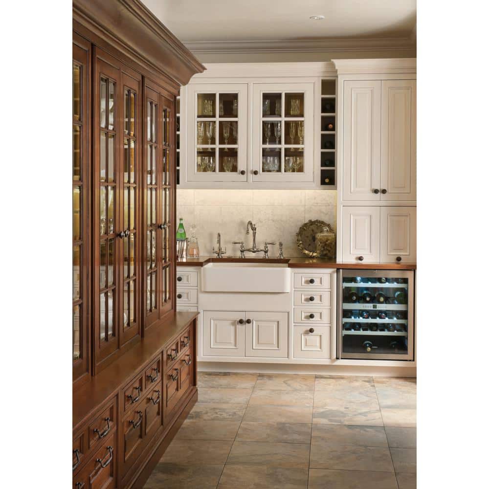36" White Fireclay Farmhouse Apron Front Kitchen Sink