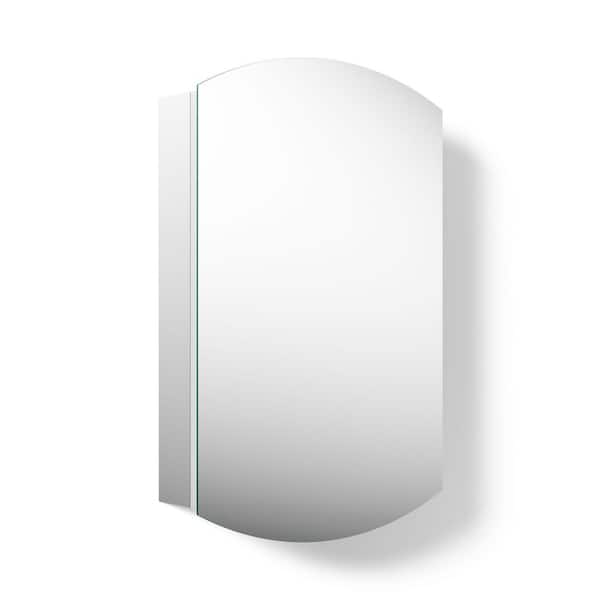 Archer 20 in. W x 31 in. H Rectangular Recessed/Surface Mount Medicine Cabinet with Mirror