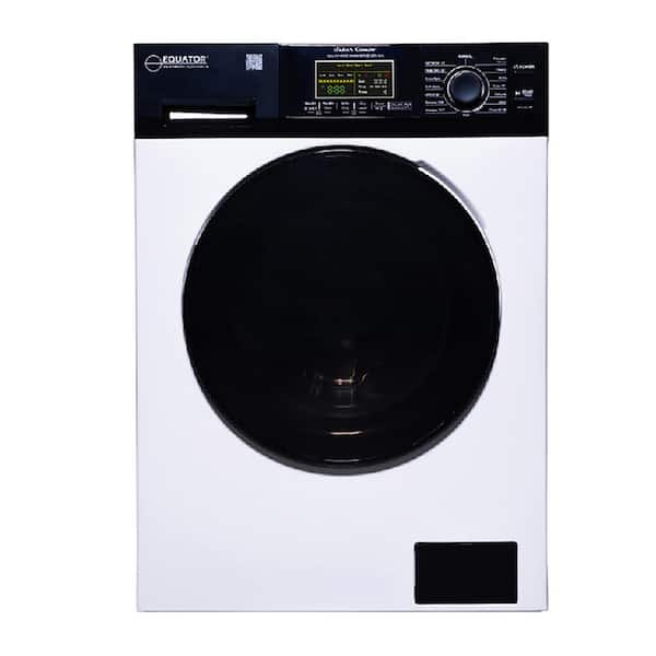 Equator 24 in. 1.9 cu.ft. Digital Compact 110V Vented/Ventless 18 lbs Washer Dryer Combo 1400 RPM in White/Black
