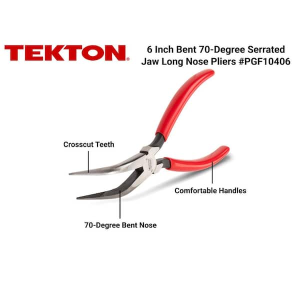 6 in. 70-Degree Bent Long Nose Pliers