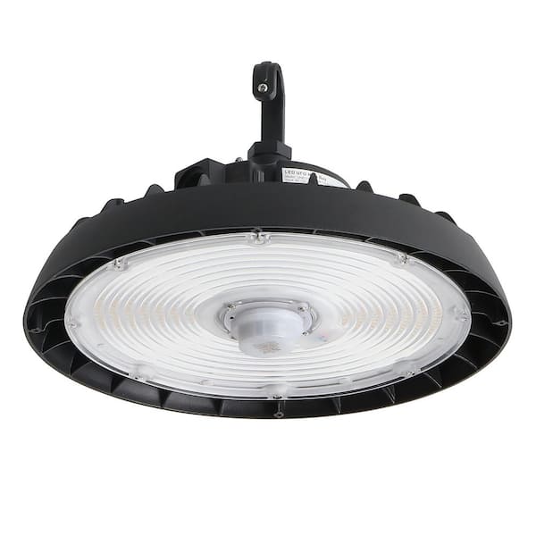 JONATHAN Y 12 in. 200-Watt Equivalent Integrated LED Black