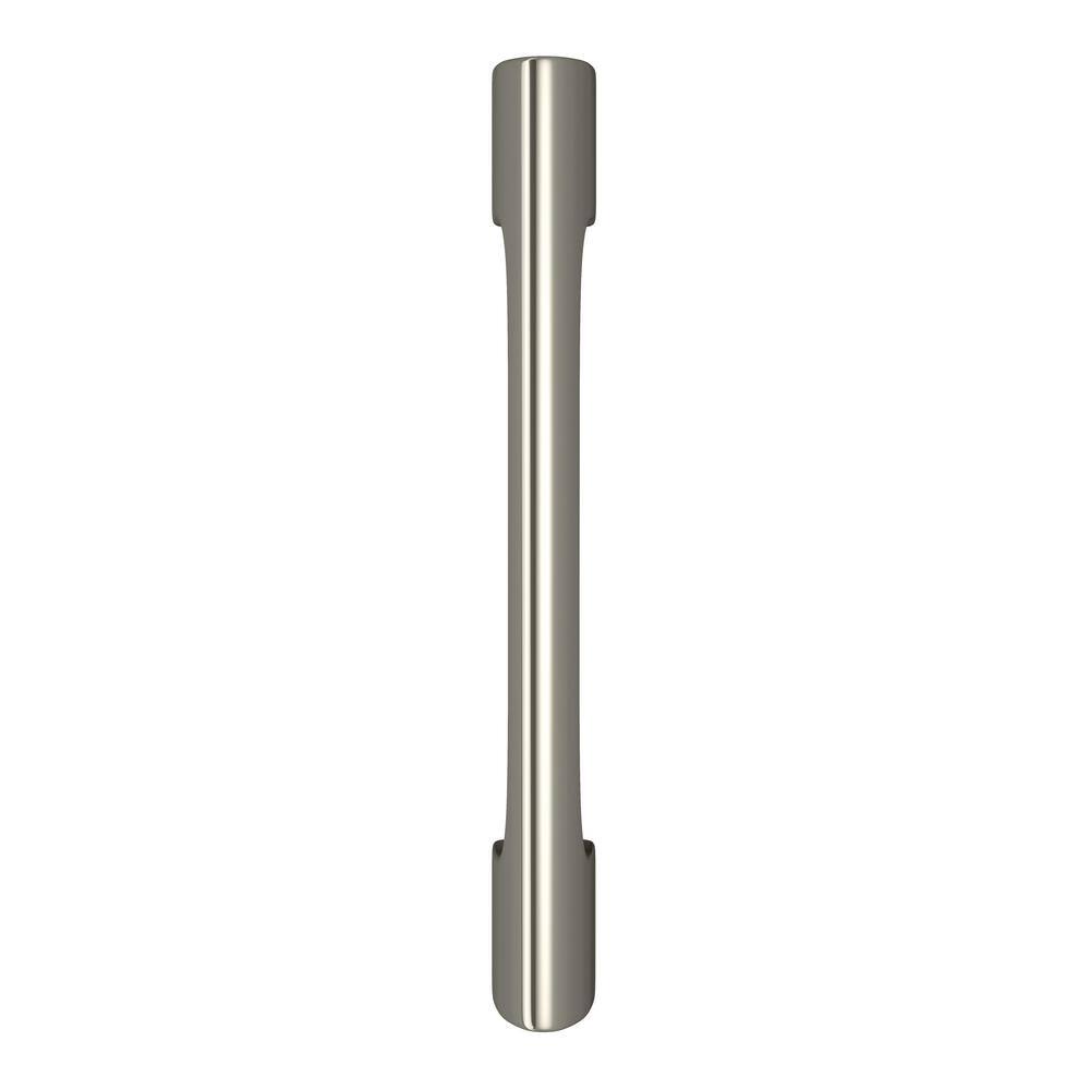 Polished Nickel Modern Cabinet Drawer Pull with Mounting Hardware