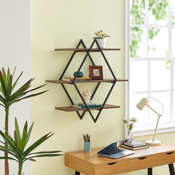 Diamond shaped online shelving unit