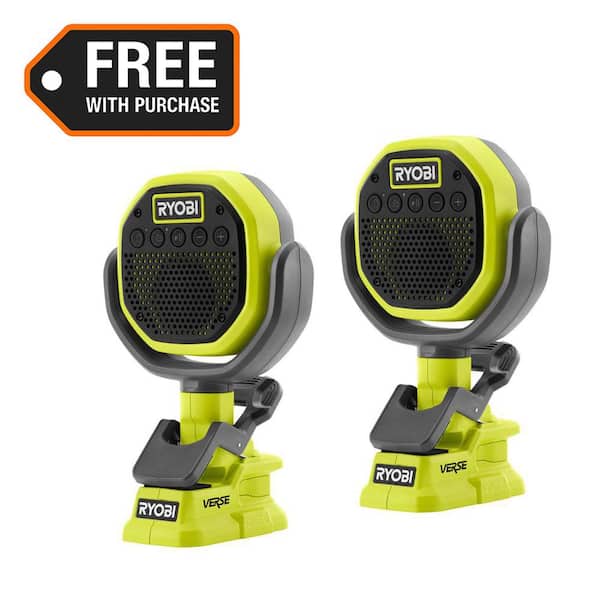 ONE+ 18V Cordless VERSE Clamp Speaker 2-Pack (Tools Only)