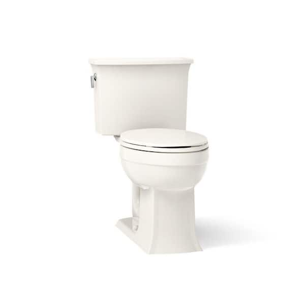 Archer 12 in. Rough In 2-Piece 1.28 GPF Single Flush Elongated Toilet in Biscuit Seat Not Included